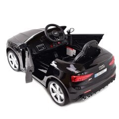 Одноместный детский электромобиль Audi S5, черный цена и информация | Электромобили для детей | pigu.lt