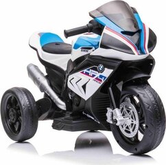 Vienvietis vaikiškas elektrinis motociklas BMW HP4, baltas kaina ir informacija | Elektromobiliai vaikams | pigu.lt