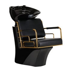 золотисто-черная парикмахерская раковина gabbiano prato цена и информация | Мебель для салонов красоты | pigu.lt