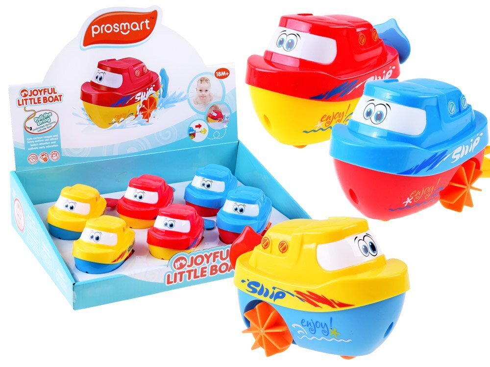 Vonios žaislas Prosmart laivelis цена и информация | Žaislai kūdikiams | pigu.lt