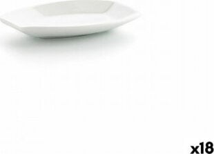 поднос для закусок Ariane Alaska 9,6 x 5,9 cm Mini Овальный Керамика Белый (10 x 7,4 x 1,5 cm) (18 штук) цена и информация | Посуда, тарелки, обеденные сервизы | pigu.lt