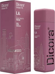 Tualetinis vanduo Dicora Urban Fit Los Angeles EDT moterims, 100 ml kaina ir informacija | Kvepalai moterims | pigu.lt