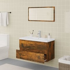 Vonios baldų komplektas, dūminio ąžuolo цена и информация | Комплекты в ванную | pigu.lt