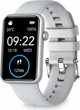 Ksix Tube Gray цена и информация | Išmanieji laikrodžiai (smartwatch) | pigu.lt