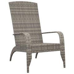 Sodo kėdė Adirondack, 59x76x94 cm, pilka kaina ir informacija | Lauko kėdės, foteliai, pufai | pigu.lt