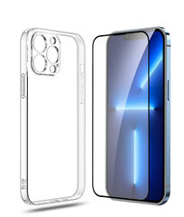 Комплект SoundBerry Crystal Hard Case 5D Glass для Apple iPhone 13 Pro Max цена и информация | Чехлы для телефонов | pigu.lt