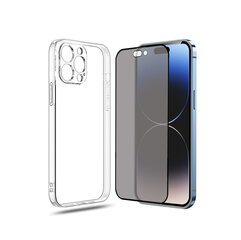 Комплект SoundBerry Crystal Hard Case  Privacy Glass для Apple iPhone 12 Pro Max цена и информация | Чехлы для телефонов | pigu.lt