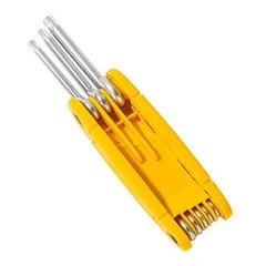 Sulankstomas Torx raktų rinkinys Deli Tools, 8 vnt. kaina ir informacija | Mechaniniai įrankiai | pigu.lt