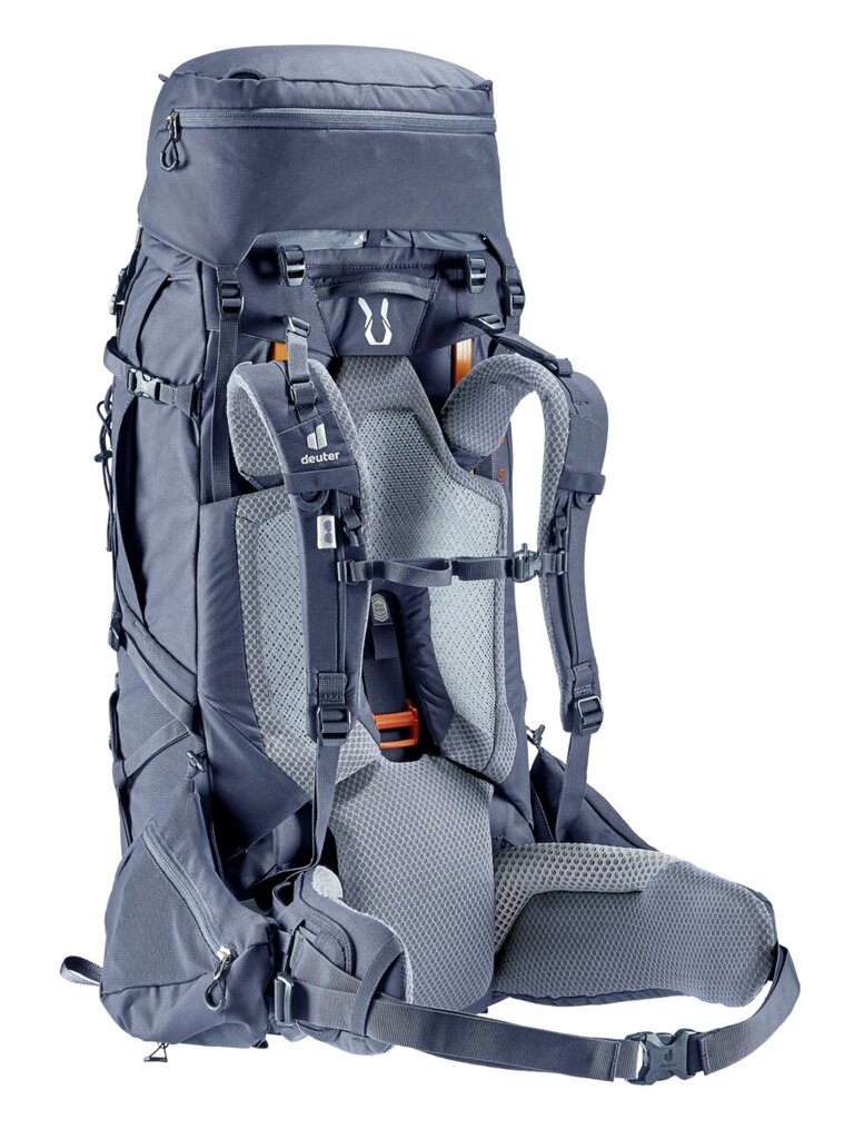 Turistinė kuprinė Deuter Aircontact X 60+15 I, mėlyna цена и информация | Turistinės ir kelioninės kuprinės | pigu.lt