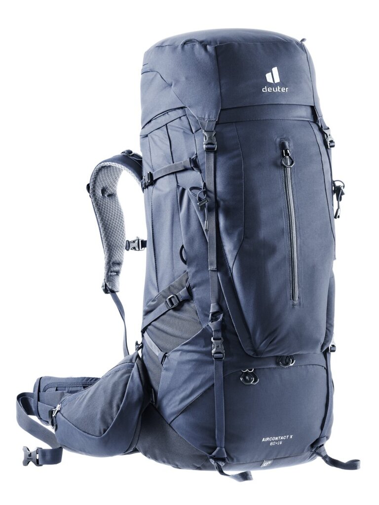 Turistinė kuprinė Deuter Aircontact X 60+15 I, mėlyna цена и информация | Turistinės ir kelioninės kuprinės | pigu.lt