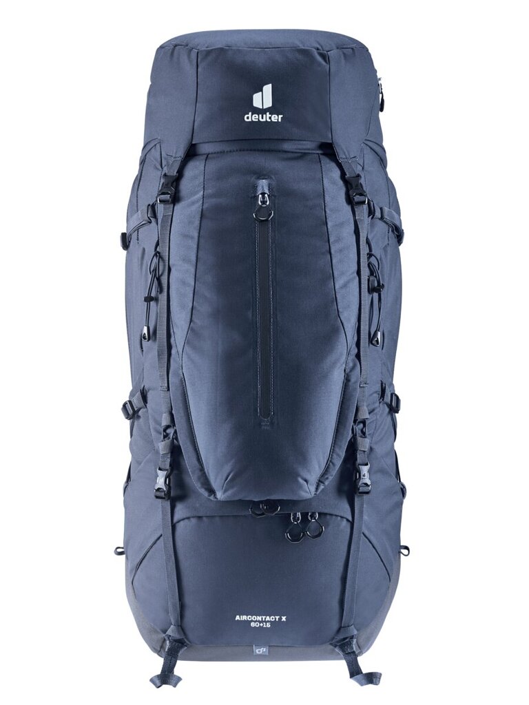 Turistinė kuprinė Deuter Aircontact X 60+15 I, mėlyna цена и информация | Turistinės ir kelioninės kuprinės | pigu.lt