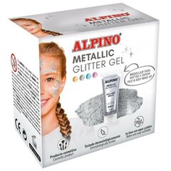 Blizgus gelis vaikams Alpino metallic glitter, sidabrinis kaina ir informacija | Kosmetika vaikams ir mamoms | pigu.lt