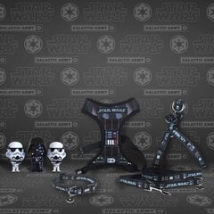 Упряжь для собак Star Wars XXS/XS Чёрный XXS цена и информация | Ошейники, подтяжки для собак | pigu.lt