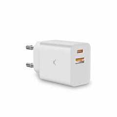 Ksix BXCDC20D, USB-C, USB-A, 2A kaina ir informacija | Krovikliai telefonams | pigu.lt