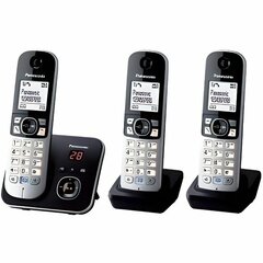 Panasonic Corp. KX-TG6823, juodas kaina ir informacija | Stacionarūs telefonai | pigu.lt