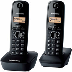 Panasonic Corp. KX-TG1612, juodas kaina ir informacija | Stacionarūs telefonai | pigu.lt