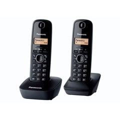 Panasonic Corp. KX-TG1612, juodas kaina ir informacija | Stacionarūs telefonai | pigu.lt