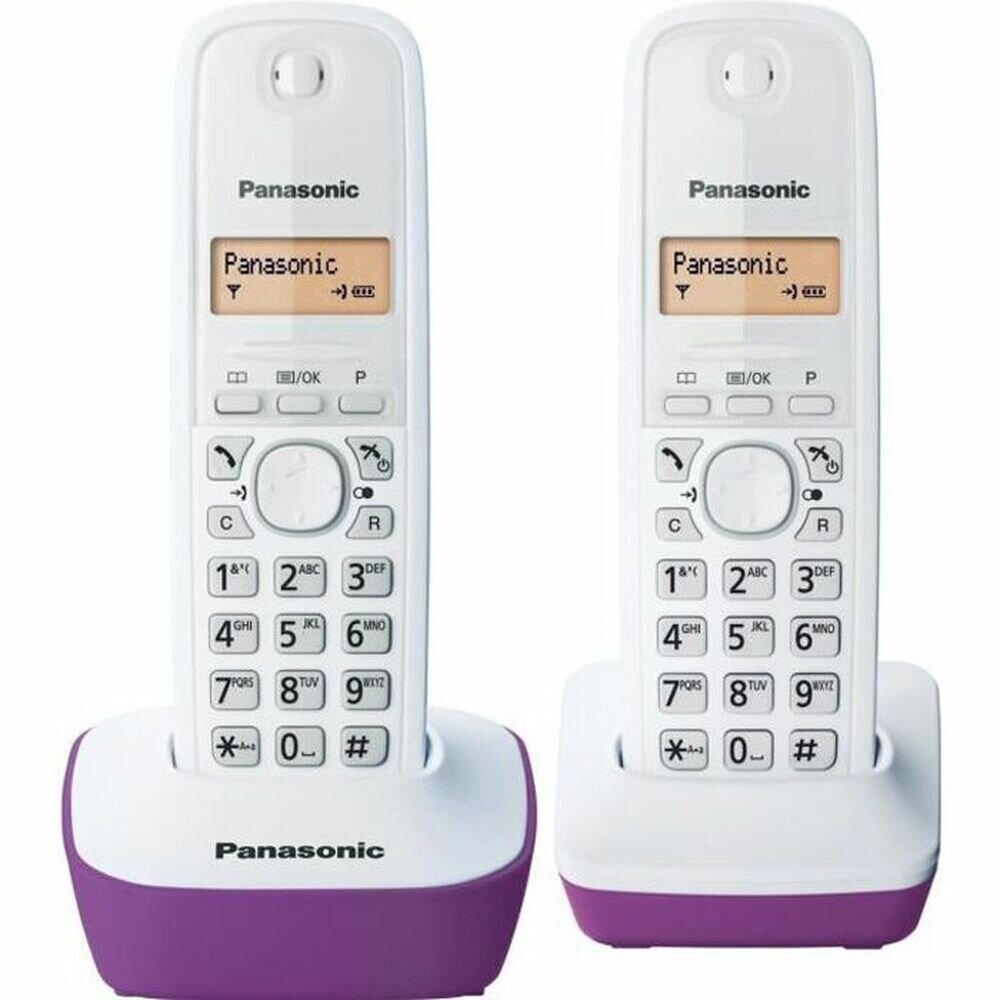 Panasonic Corp. KX-TG1612FRF, baltas kaina ir informacija | Stacionarūs telefonai | pigu.lt