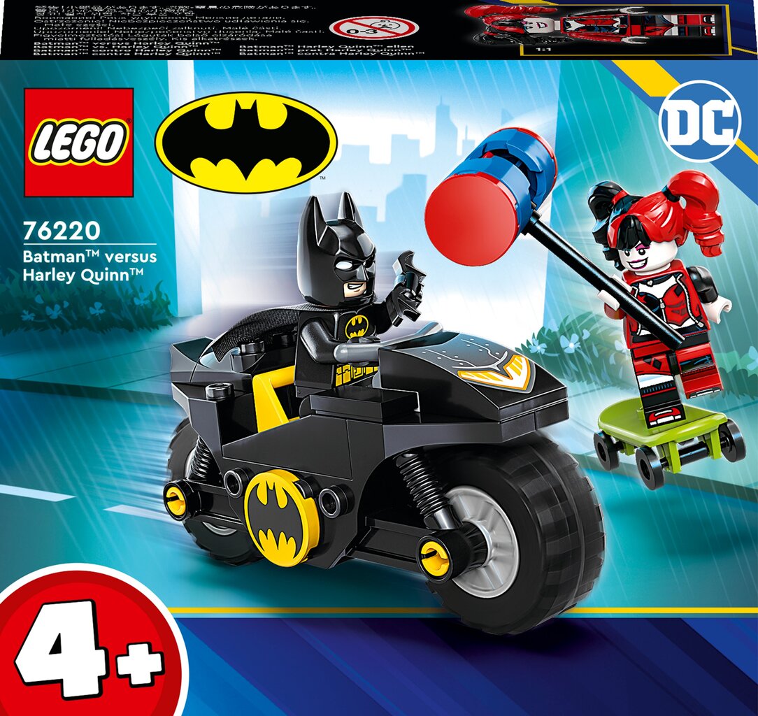 76220 LEGO® Super Heroes DC Batman prieš Harley Quinn цена и информация | Konstruktoriai ir kaladėlės | pigu.lt