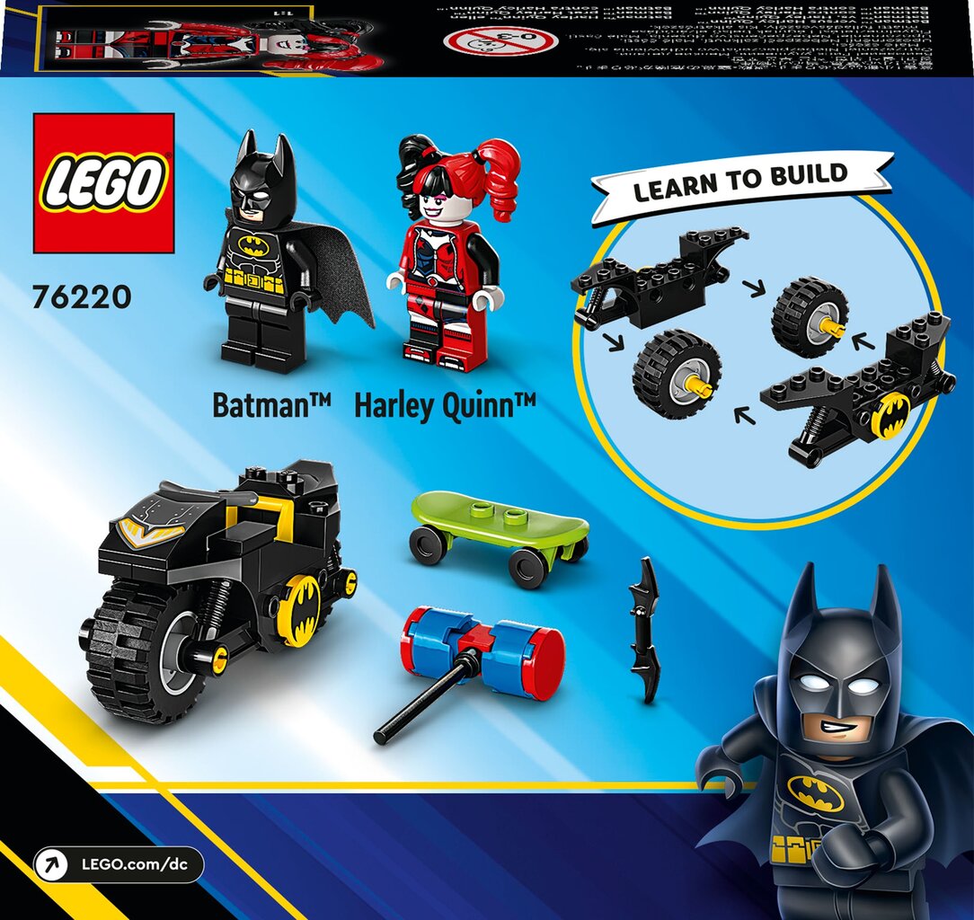 76220 LEGO® Super Heroes DC Batman prieš Harley Quinn цена и информация | Konstruktoriai ir kaladėlės | pigu.lt