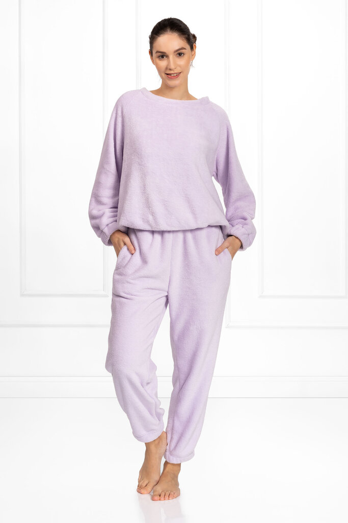Pižamos komplektas Momenti Per Me, violetinis цена и информация | Naktiniai, pižamos moterims | pigu.lt
