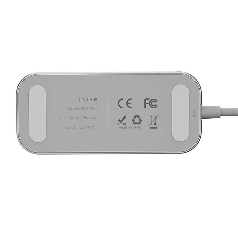 Adapteris Blitzwolf BW-TH5, USB-C kaina ir informacija | Adapteriai, USB šakotuvai | pigu.lt