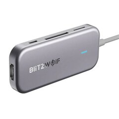 Adapteris Blitzwolf BW-TH5, USB-C цена и информация | Адаптеры, USB-разветвители | pigu.lt