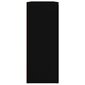 vidaXL Šoninė spintelė, juodos spalvos, 91x29,5x75cm, apdirbta mediena kaina ir informacija | Svetainės spintelės | pigu.lt