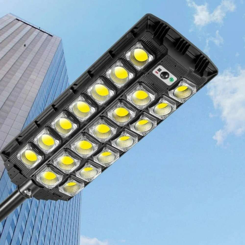 LED šviestuvas su saulės baterija, 1500 W kaina ir informacija | Lauko šviestuvai | pigu.lt