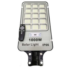 LED šviestuvas su saulės baterija, 1000 W kaina ir informacija | Lauko šviestuvai | pigu.lt