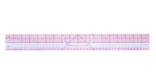 Измерительная линеика для рукоделия, 45 см цена и информация | Siuvimo reikmenys | pigu.lt
