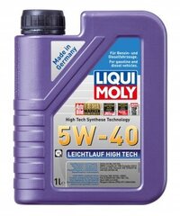 Liqui Moly Hidrokrekingo sintezės variklio alyva High Tech 5W-40, 20l kaina ir informacija | Variklinės alyvos | pigu.lt