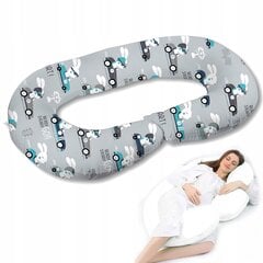 Daugiafunkcinė pagalvė nėščiosioms ir žindančioms moterims, 260x30cm kaina ir informacija | Maitinimo pagalvės | pigu.lt