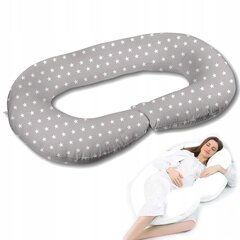 Daugiafunkcinė pagalvė nėščiosioms ir žindančioms moterims, 260x30cm kaina ir informacija | Maitinimo pagalvės | pigu.lt