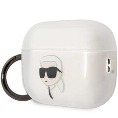 Karl Lagerfeld KLAP2HNIKTCT Airpods Pro 2 cover transparent Ikonik Karl Lagerfeld цена и информация | Аксессуары для наушников | pigu.lt