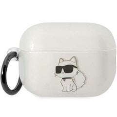 Karl Lagerfeld KLAP2HNCHTCT Airpods Pro 2 cover transparent Ikonik Choupette цена и информация | Аксессуары для наушников | pigu.lt