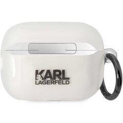 Karl Lagerfeld KLAP2HNCHTCT Airpods Pro 2 cover transparent Ikonik Choupette цена и информация | Аксессуары для наушников | pigu.lt