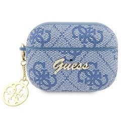 Guess GUAP2G4GSMB AirPods Pro 2 cover blue|blue 4G Charm Collection цена и информация | Аксессуары для наушников | pigu.lt