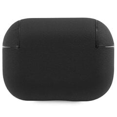 BMW BMAP2SSLBK AirPods Pro 2 cover czarny|black Geniune Leather Silver Logo цена и информация | Аксессуары для наушников | pigu.lt