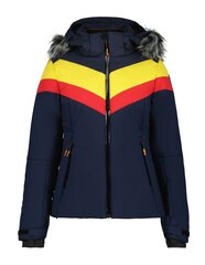 Icepeak женская куртка180g Electra 53203-2*390, тёмно-синий /желтый 6438522569301 цена и информация | Лыжная одежда и аксессуары | pigu.lt