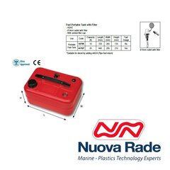 Kuro bakas Nuovo Rade, 10 L цена и информация | Аксессуары для лодок и байдарок | pigu.lt