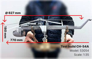 Klijuojamas modelis ICM 53054 US Heavy Helicopter Sikorsky CH-54A Tarhe 1/35 цена и информация | Склеиваемые модели | pigu.lt