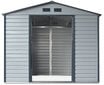 Sodo namelis Monreal 9x6 , šviesiai pilkas kaina ir informacija | Sodo nameliai, malkinės, pastogės | pigu.lt