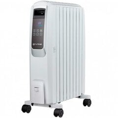 Масляный радиатор (8 секций) Grunkel RAC-8 Piros Цифровой Белый 2000 W цена и информация | Обогреватели | pigu.lt
