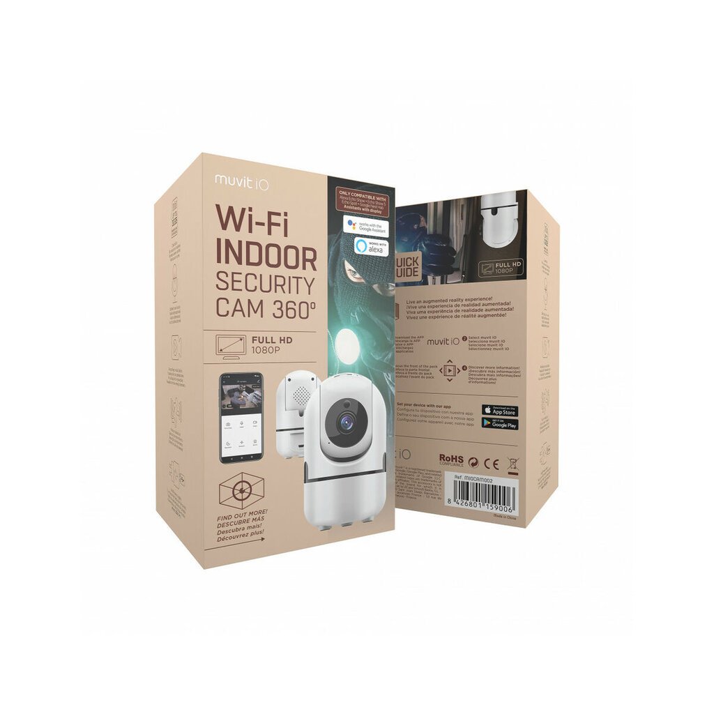 Stebėjimo kamera Muvit MIOACAM002 цена и информация | Stebėjimo kameros | pigu.lt