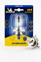 Автомобильная лампочка Michelin Long Life H4 12V 60/55W цена и информация | Michelin Электрооборудование | pigu.lt