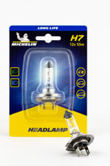 Автомобильная лампа Michelin Long Life H7 12V 55W цена и информация | Автомобильные лампочки | pigu.lt