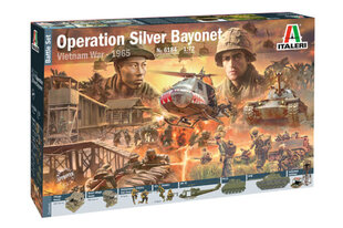 Operation Silver Bayonet - Vietnam War 1965 1:72 ITALERI 6184 цена и информация | Коллекционные модели автомобилей | pigu.lt