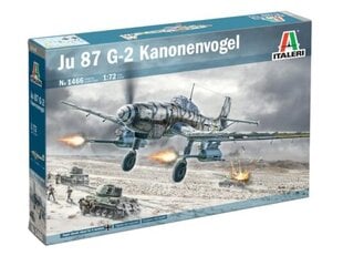 Ju 87 G-2 Kanonenvogel 1:72 ITALERI 1466 цена и информация | Коллекционные модели автомобилей | pigu.lt