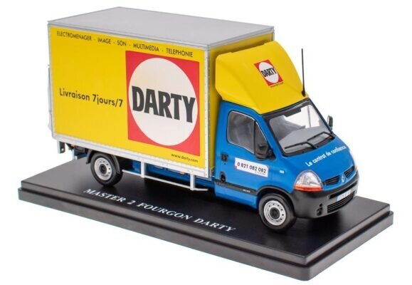 Renault Master 2 Fourgon Darty 2009 Altaya 1:43 RPA042 kaina ir informacija | Kolekciniai modeliukai | pigu.lt